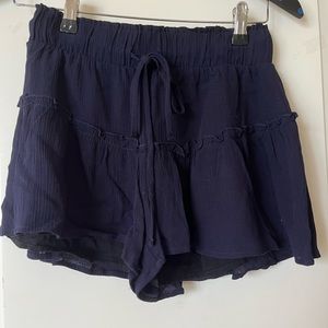 Altar’d State Navy Kendall Shorts